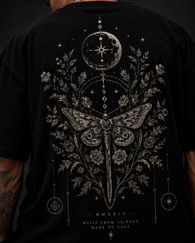 Butter Dragon Oversized T-Shirt - Blacklights