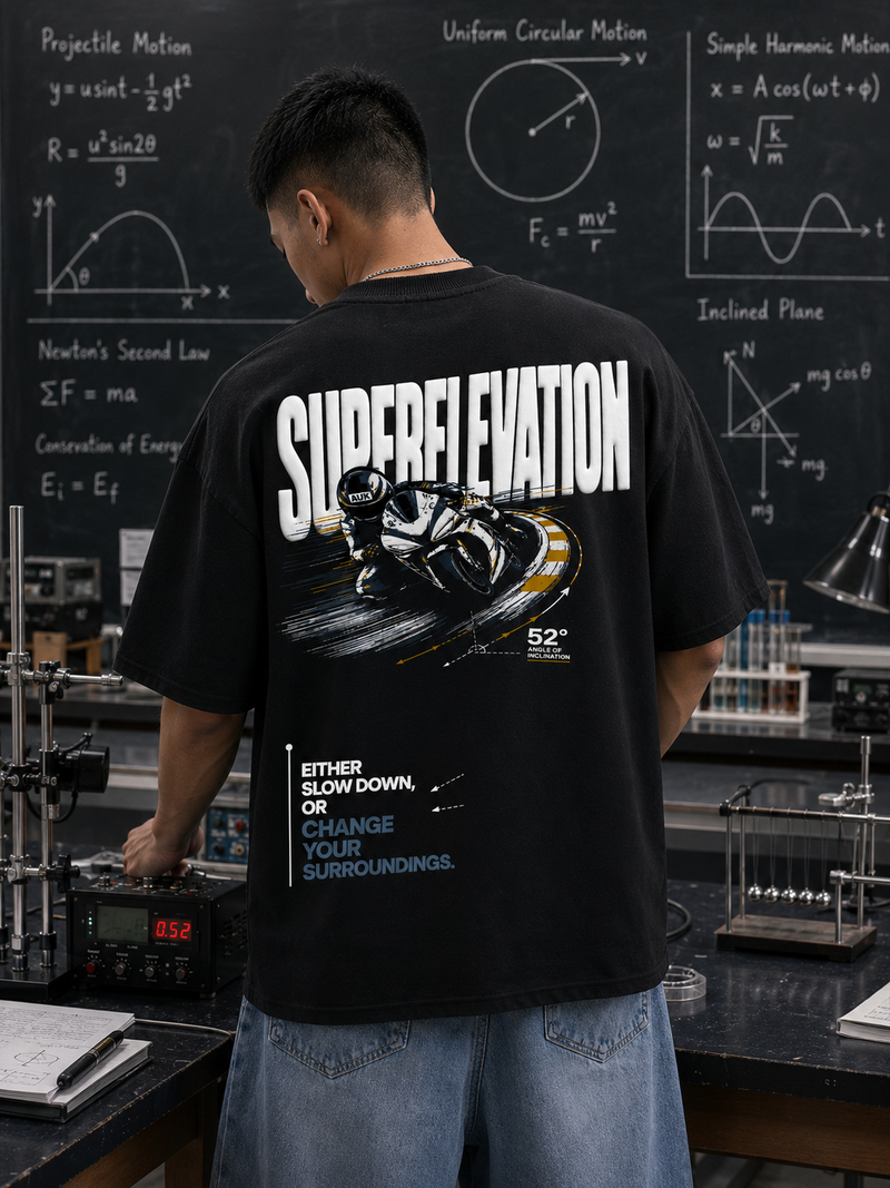 Angle of Inclination Tee - Science Collection Blacklights