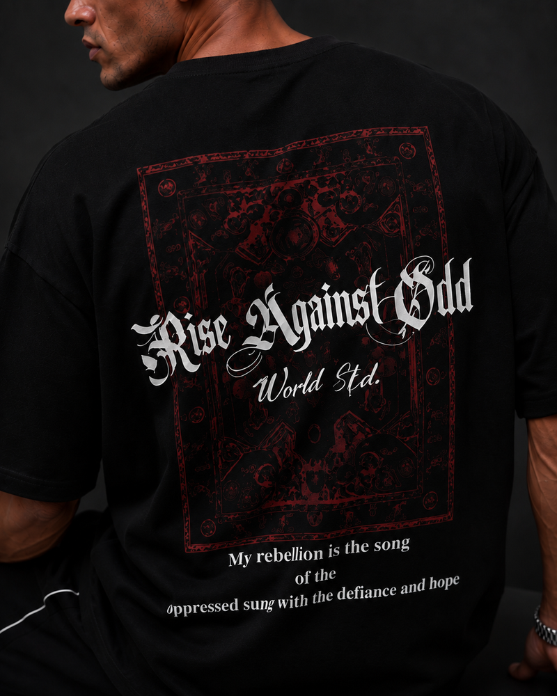 Rise Against Odd Oversized Tee - Blacklights