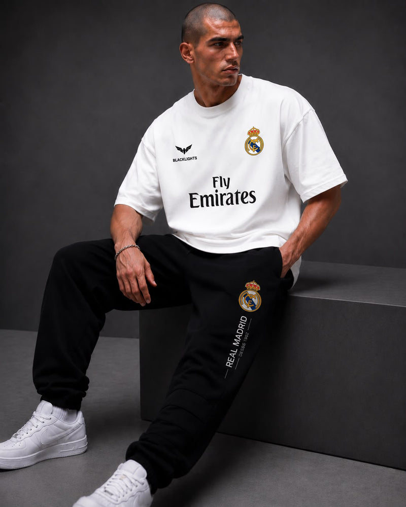 Real Madrid Premium Oversized Cord Set - Blacklights streetwear