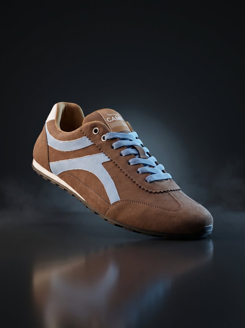 Caldri Brown Sneakers - side profile